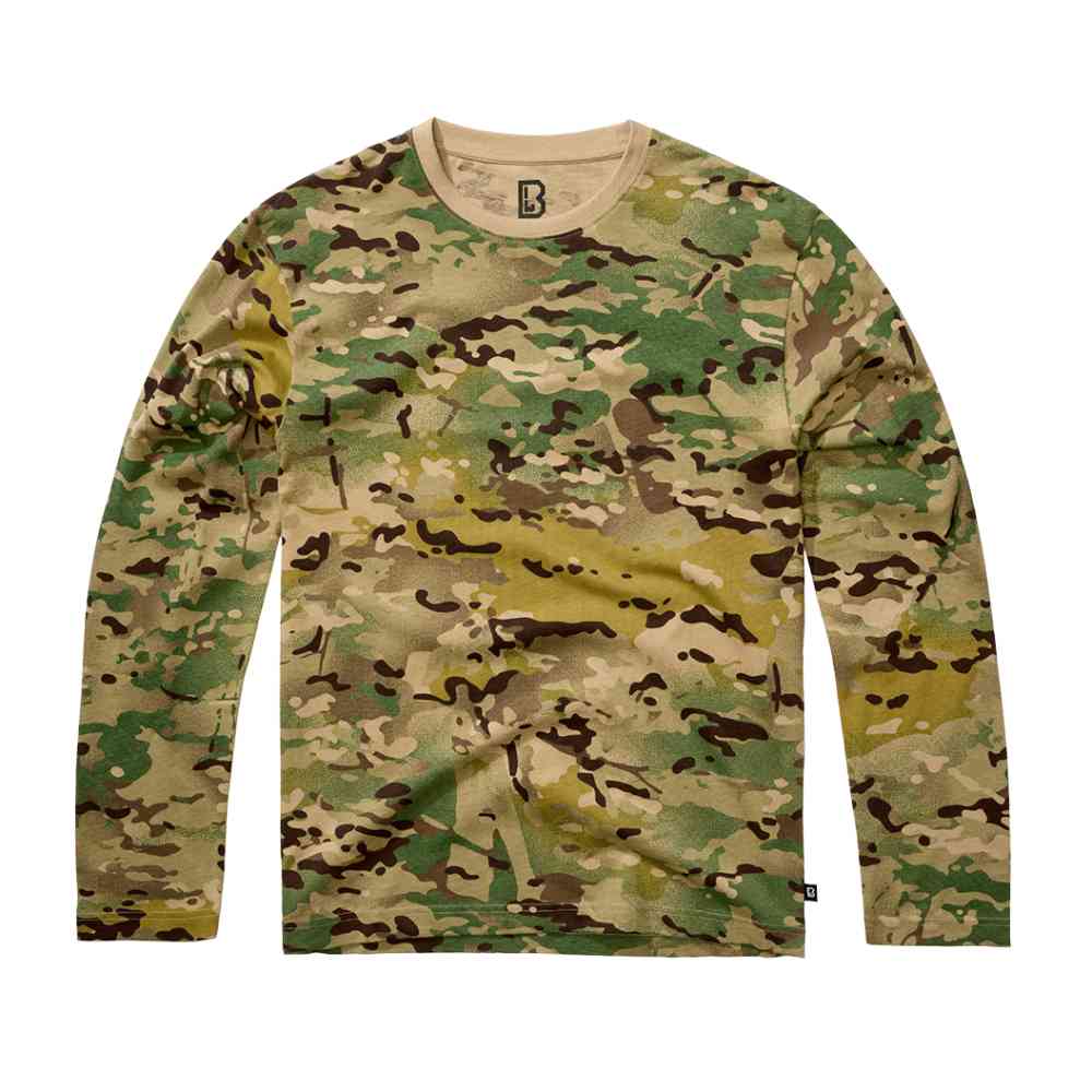 Brandit - Premium Lange ärmel top - Mehrfarben
